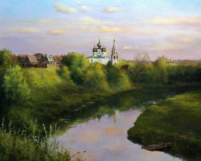 Evening over Suzdal. August