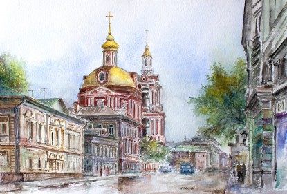 Moscow, Old Basmannaya street