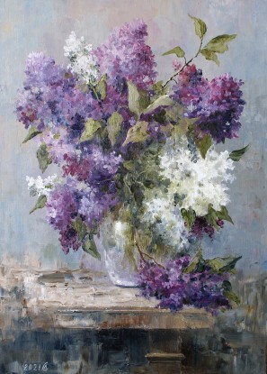 Etude with lilac