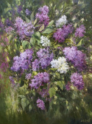 Lilac bunches