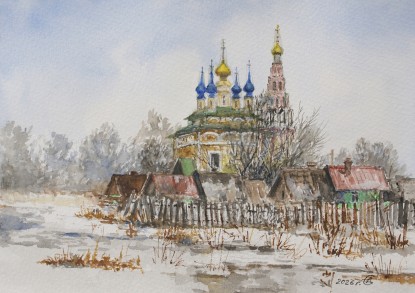 A spring day in the village